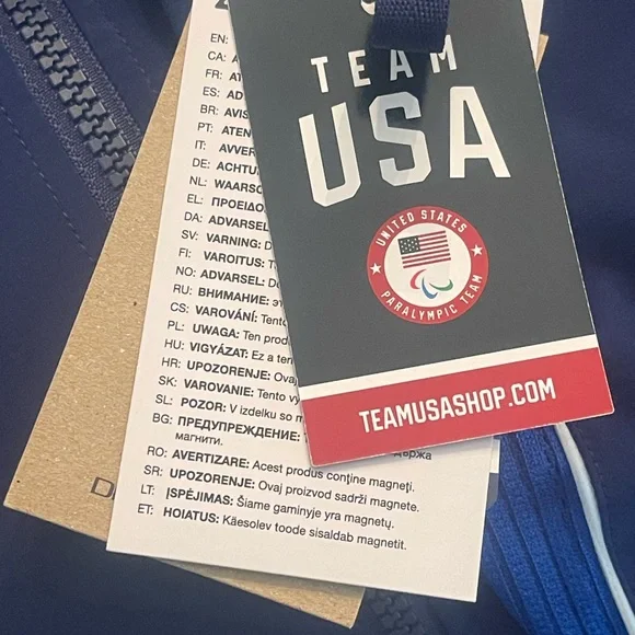 2024 Paris Nike Dri-fit ADV Full Zip Jacket Team USA Paralympics XS NEW - Picture 11 of 14